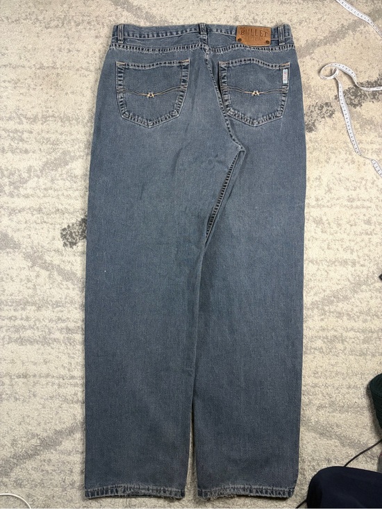 Bullet Other - Vintage Bullet Blue Jeans Men’s 36 Baggy Straight Leg Y2K Denim 90s